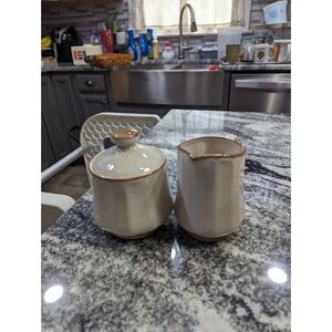 Vintage Renaissance Japan 275 Cafe Sugar &  Cream Stoneware Brown